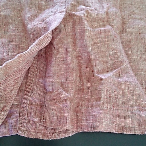 Jones & Co. linen blazer heather red size M - Picture 14 of 15